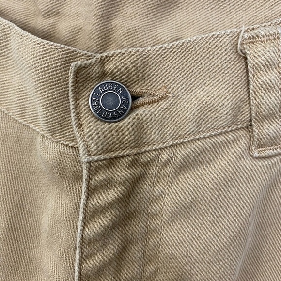 LAUREN JEANS CO RALPH LAUREN GREEN LABEL PETITE MID RISE CAPRI PANTS 8P - Picture 7 of 10